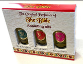 The Original Perfumes of The Bible , Holy land gift pack 10ml x 3 Anointing oils . rose - lily - queen esther - The Peace Of God®