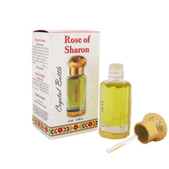 Anointing Oil - Rose of Sharon - Glass Luxury crystal bottle 12 ml, 0.4 fl.oz. - The Peace Of God®