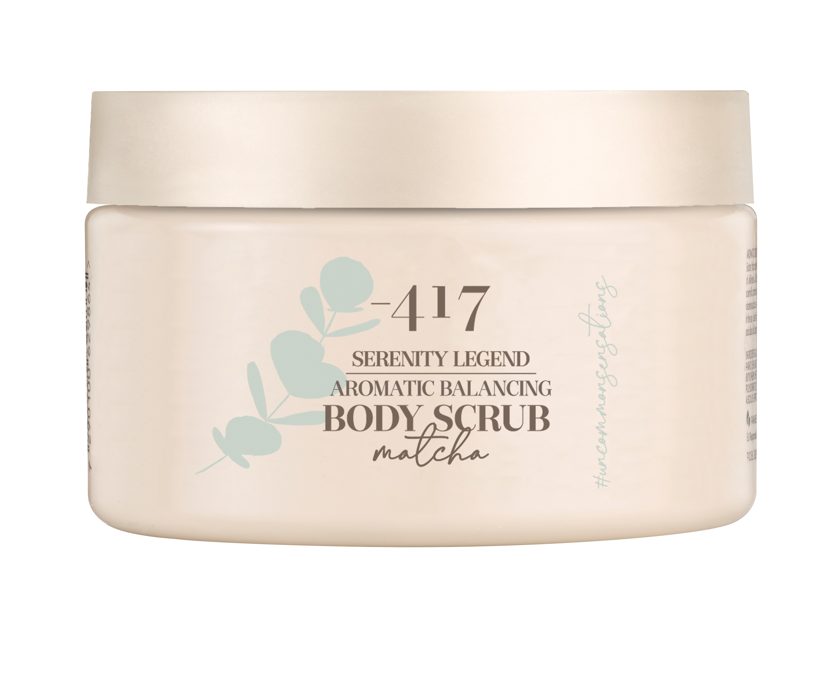 Aromatic Balancing Body Scrub – Matcha body care , 400 gr . Minus 417 - The Peace Of God®