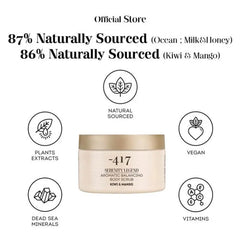 Unveiling Brilliance: Matcha Exfoliating Body Scrub (400g) - The Peace Of God®