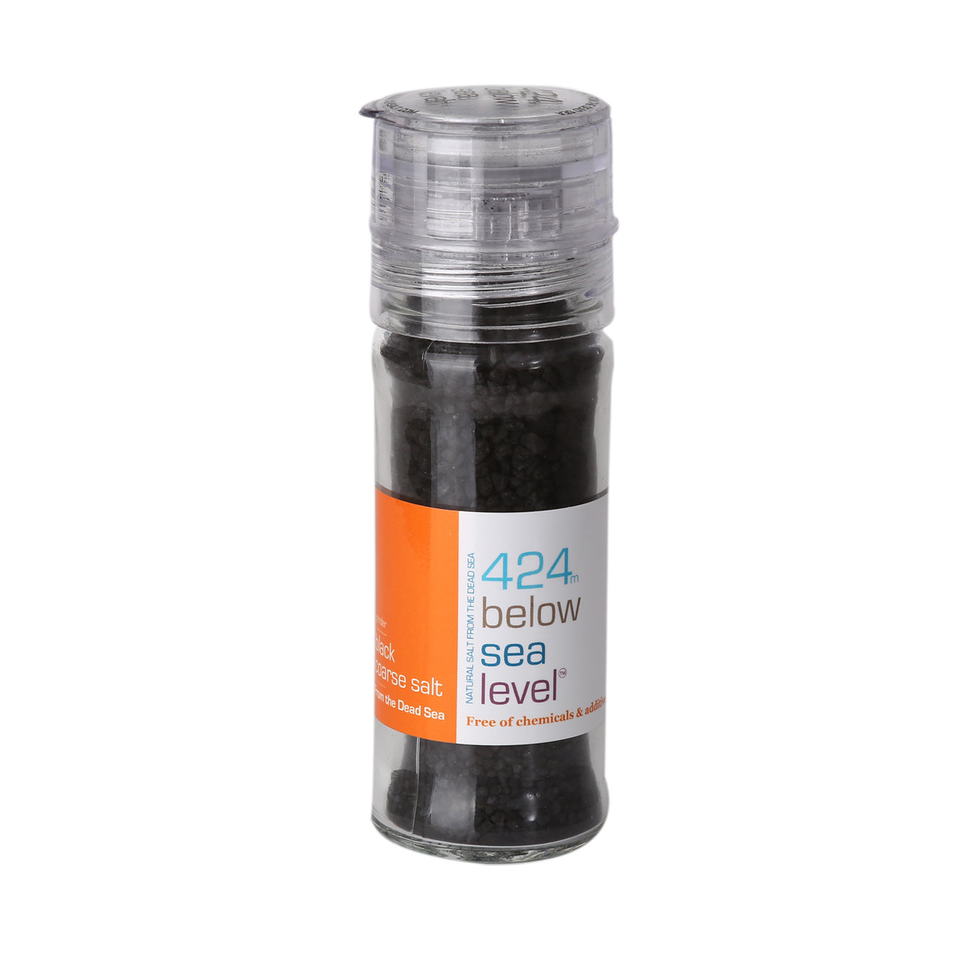 Black Carbon Coarse Salt from the Dead Sea 110gr/3.87 oz - The Peace Of God®