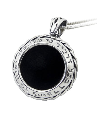 Sterling Silver and Onyx Necklace
