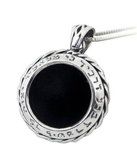 Sterling Silver and Onyx Necklace