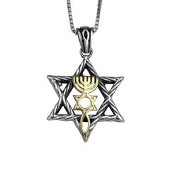 Messianic jewelry, Star of David with the Grafted In from Israel