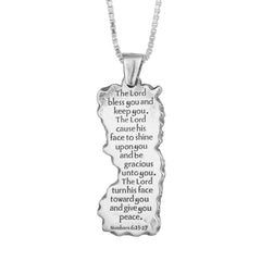 Pendant Kabbalah Priestly Blessing Birkat Kohanim Sterling Silver - The Peace Of God®
