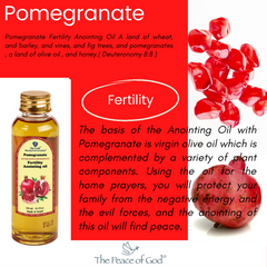 Anointing Oil - Pomegranate Fertility 250 ml, 8.5 fl.oz. - The Peace Of God®