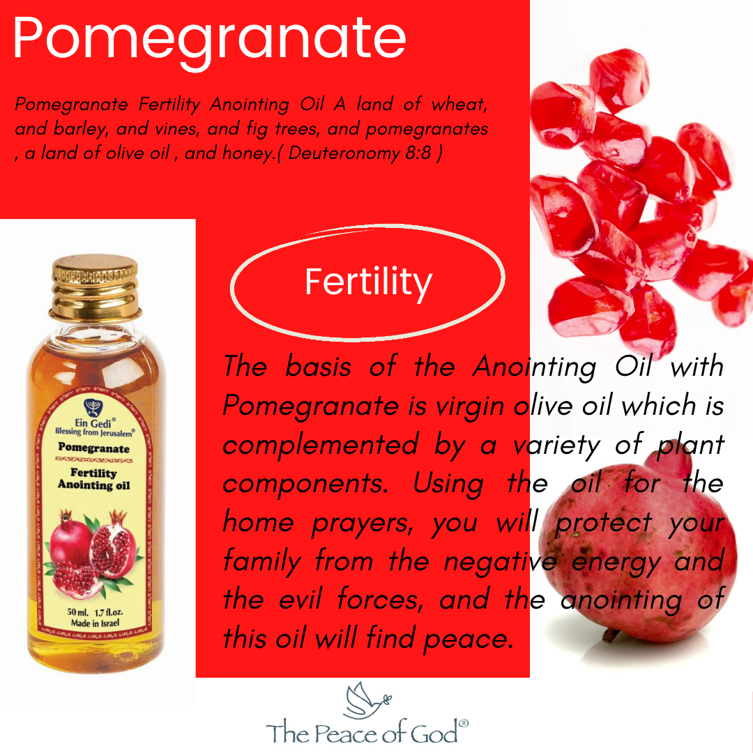 Anointing Oil - Pomegranate Fertility 50 ml, 1.7 fl.oz. - The Peace Of God®