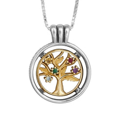 Tree Of Life Pendant Gold 9K & Silver 925