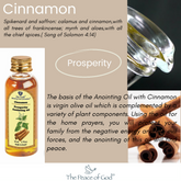Anointing Oil - Cinnamon Prosperity 50 ml 1.7 fl.oz. - The Peace Of God®