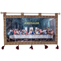 The Last Supper Banner - Burgundy - The Peace Of God®