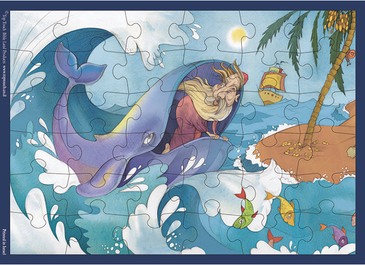 Jonah & the Whale Tray Puzzle, 36 pieces - The Peace Of God®