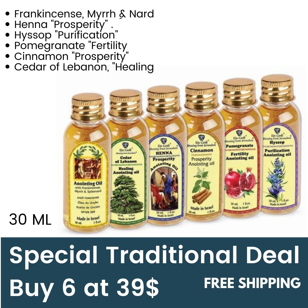 Kit on sale 6 Anointing Oils 30 ml at 39$ - The Peace Of God®
