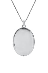 Nano Sim NT Silver Pendant - The Messianic symbol Studded with Eilat Stone - The Peace Of God®