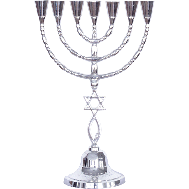 Large Messainic Grafted In Menorah / 12 inches - 30 cm - The Peace Of God®