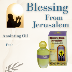 Blessing From Jerusalem Anointing Oil - Faith 12 ml, 0.4 fl.oz. - The Peace Of God®