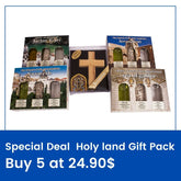 The Peace of God Set - Special Deal Buy 5 at $24.9 - 4 Holy land Gift Pack +1 Olive Wood Cross - The Peace Of God®