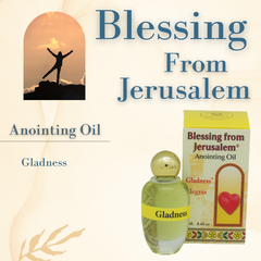 Blessing From Jerusalem Anointing Oil - Gladness 12 ml, 0.4 fl.oz. - The Peace Of God®