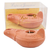 Perfume Decorative clay Candle - Natural - The Peace Of God®