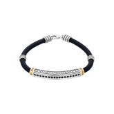 Men's Kabbalah Bracelet Blessing of Priests Silver 925 & Gold 9K - The Peace Of God®