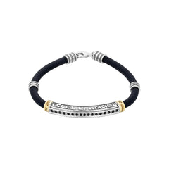 Men's Kabbalah Bracelet Blessing of Priests Silver 925 & Gold 9K - The Peace Of God®