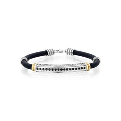 Men's Kabbalah Bracelet Blessing of Priests Silver 925 & Gold 9K - The Peace Of God®