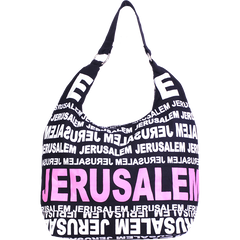 City Hobo Bag with Jerusalem White/Pink Matte - The Peace Of God®