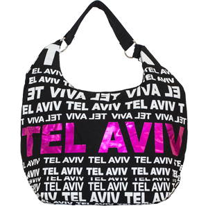 City Hobo Bag with Tel Aviv Pink Foil - The Peace Of God®