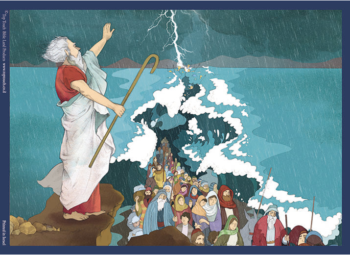 Moses Parting the Red Sea Tray Puzzle 36 pieces - The Peace Of God®