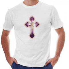 T-shirt Holy Land Cross and Pray Hands - The Peace Of God®