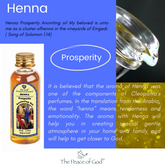 Anointing Oil - Henna Prosperity 50 ml, 1.7 fl.oz