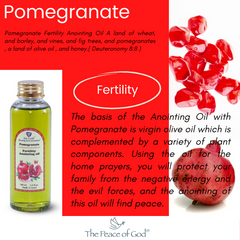 Anointing Oil - Pomegranate Fertility 100 ml, 3.74 fl.oz. - The Peace Of God®