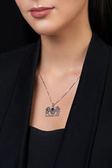 Nano Sim OB Silver Pendant - Lion of Judah with Lamp - The Peace Of God®