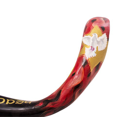 Painted Kudu Shofar Jerusalem"The Holy Spirit" From Israel - The Peace Of God®