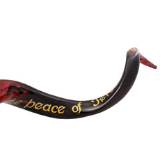Painted Kudu Shofar Jerusalem"The Holy Spirit" From Israel - The Peace Of God®
