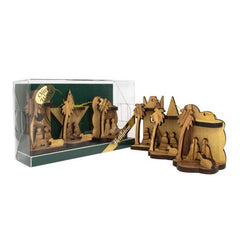Nativity set From Olive Wood / 3 Jewelry Nativity Scene Set Handmade from Natural Olive Wood - The Peace Of God®