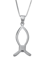 Nano Sim NT Silver Pendant - Ichthys - The Peace Of God®