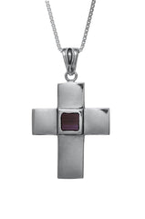 Nano Sim NT Silver Pendant - Cross - The Peace Of God®