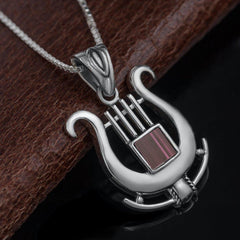 Nano Sim OB Silver Pendant - David's Harp - The Peace Of God®