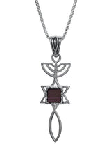 Nano Sim OB and NT Silver Pendant (Messianic Symbol) - The Peace Of God®