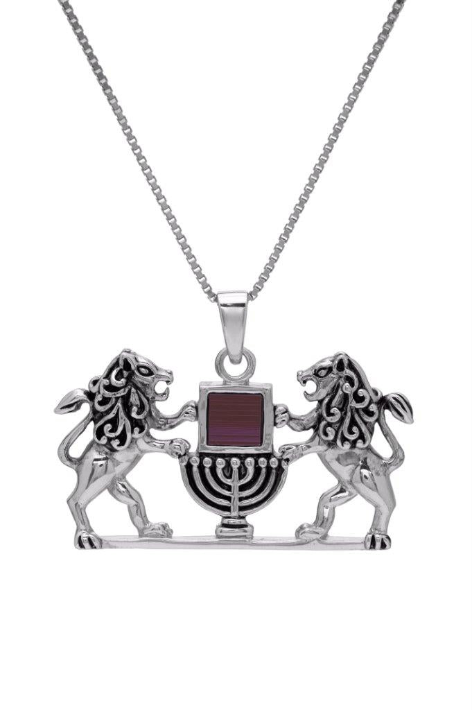 Lion of Judah Necklace with Lamp