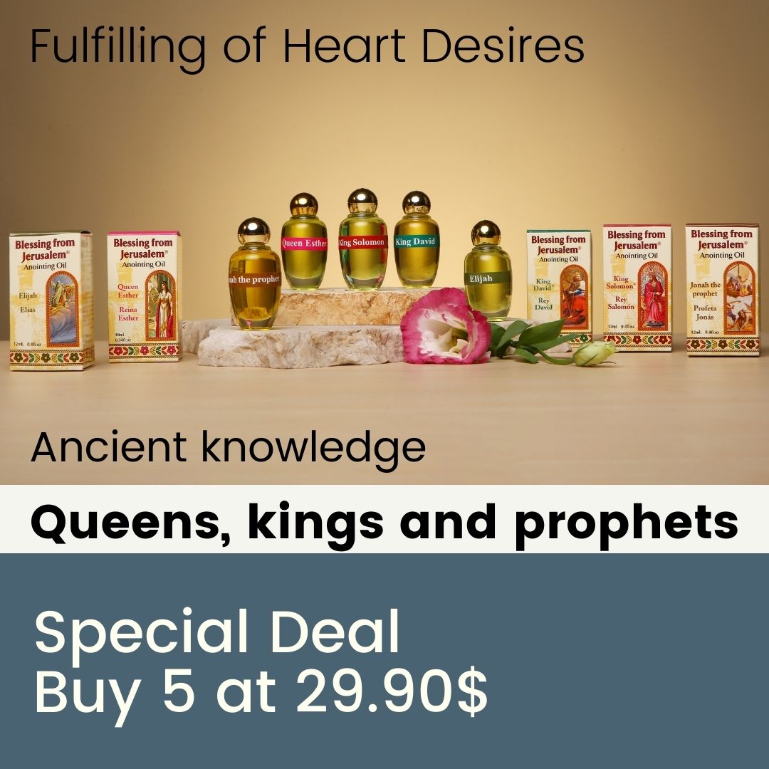 Special Deal Buy 5 at 29.90$ - Anointing Oils 12 ml 0.4 fl.oz. - The Peace Of God®