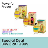 Special Deal Buy 3 at 19.90$ - Anointing Oils 12 ml 0.4 fl.oz. Spikenard Myrrh & Frankincese Rose of Sharon - The Peace Of God®