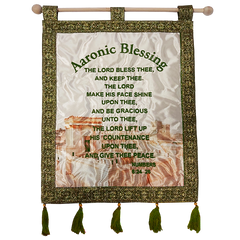 Aaronic Blessing Banner - Green