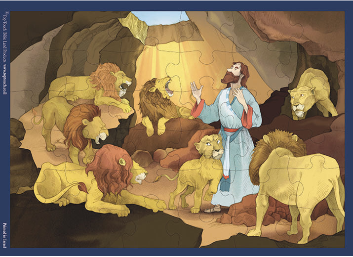 Daniel in the Lion's Den Tray Puzzle 36 pieces - The Peace Of God®