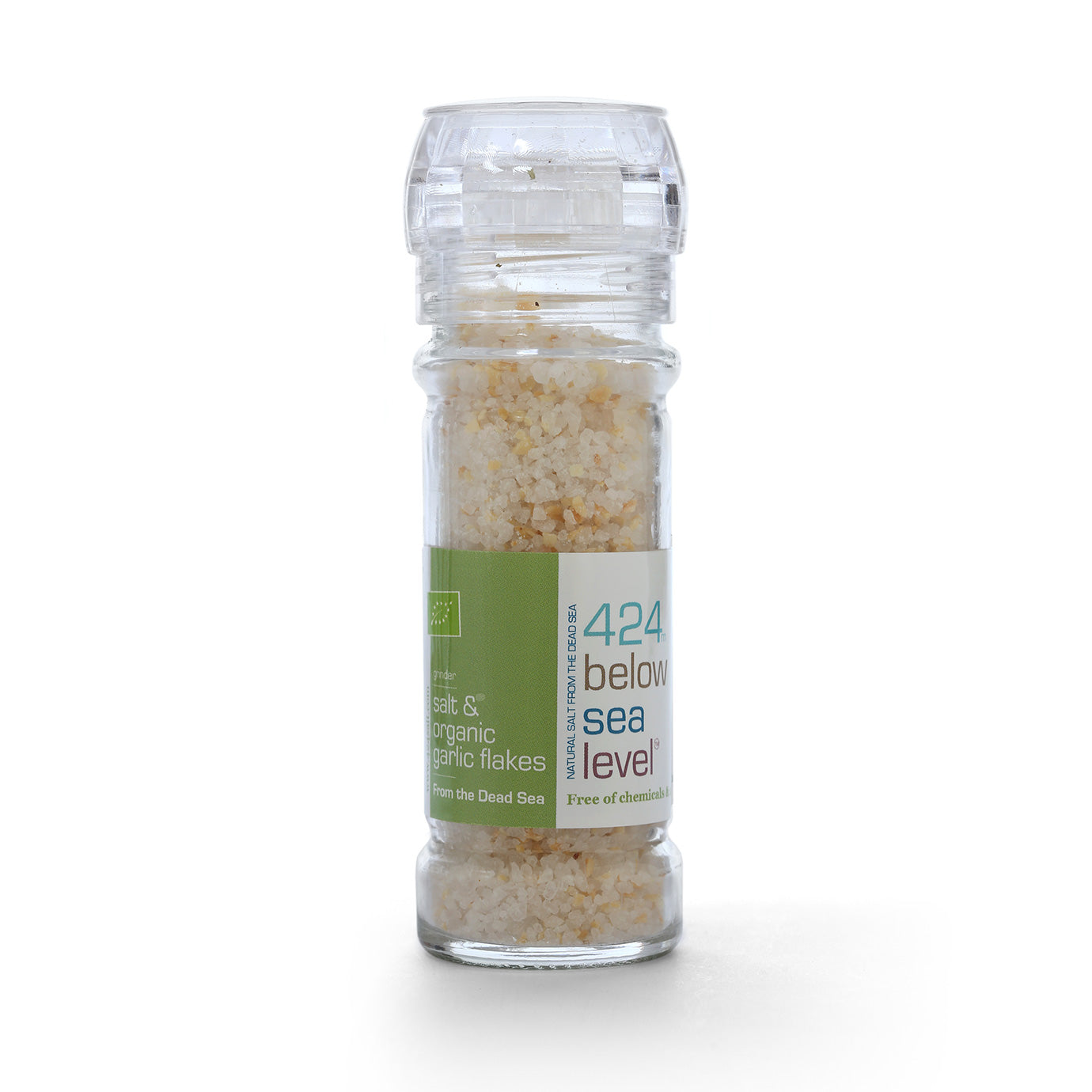 Organic Garlic Salt, from the Dead Sea 110gr/3.87 oz - The Peace Of God®