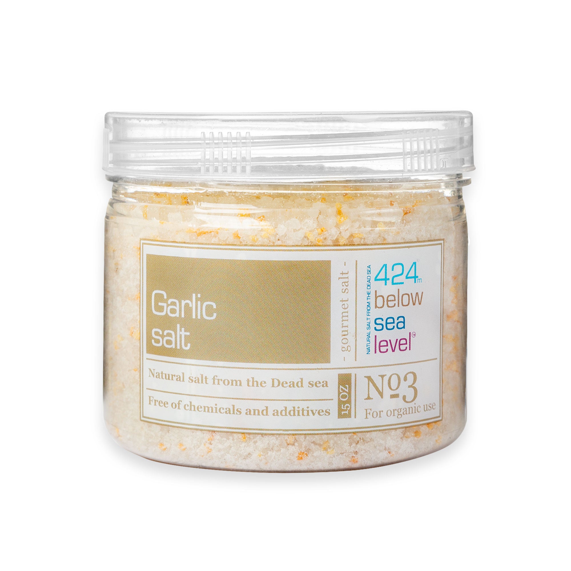 Garlic Salt , from the Dead Sea 400 gr/14.10 oz - The Peace Of God®