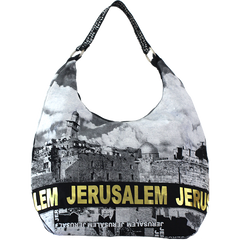 Kotel Hobo Bag with Jerusalem Gold Foil - The Peace Of God®