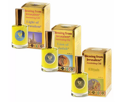 Special Deal Buy 3 at 19.90$ - Gold Collection Anointing Oils 12 ml, 0.4 fl.oz. Light of Jerusalem Lion of Judah & Elijah - The Peace Of God®