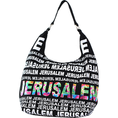 City Hobo Bag with Jerusalem Rainbow Foil - The Peace Of God®