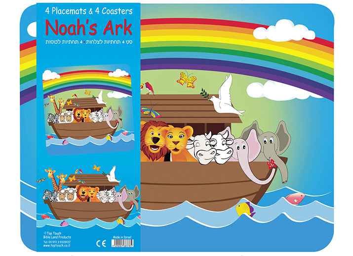 Noah's Ark Placemat and Coaster Set - The Peace Of God®
